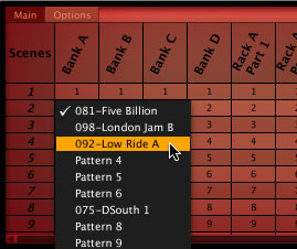 Pattern selection in Scene view